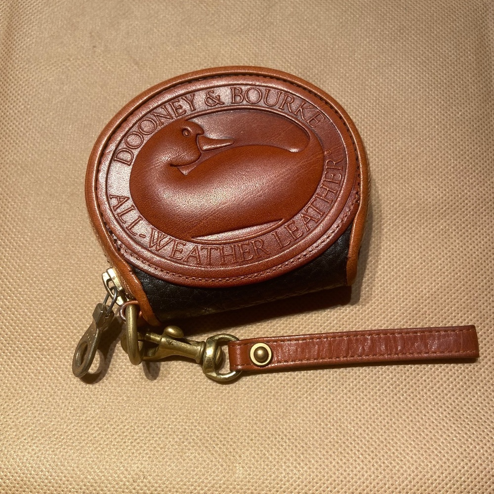 Dooney and Bourke Big Duck Coin Purse - black